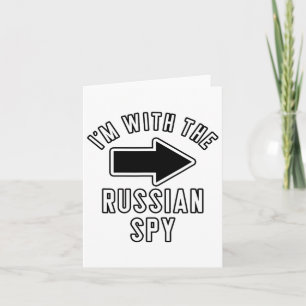 Koppels Halloween kostuum Ik ben met de Russische  Kaart