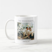 Koppels Kerstfoto Keepsake Koffiemok (Links)