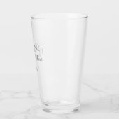 Koppels Namen Modern 25e bruiloft Jubileum Gift Glas (Links)