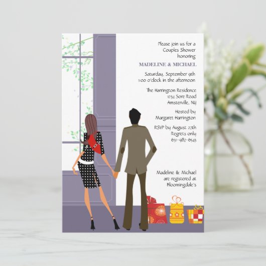 Koppels — Uitnodiging (Staand voorkant)