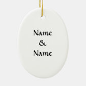 Koppels Verenigd Logo Ornament (Achterkant)