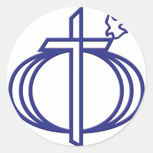 Koppels voor Christus Logo Ronde Sticker