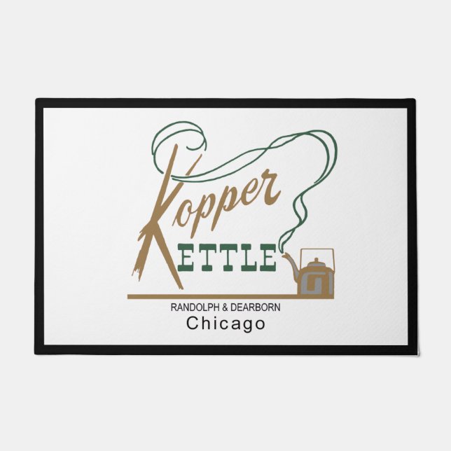 Kopper Kettle Restaurant, Chicago, IL Doormat Deurmat (Voorkant)