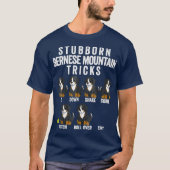 Koppige Berner Berner Mountain Dog Tricks Berner T-shirt (Voorkant)