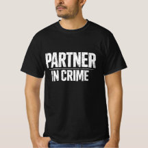 Koppige 'Partner in Crime'-Koppel Typografie