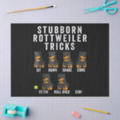 koppige rottweiler-trucs tissuepapier (Craft)