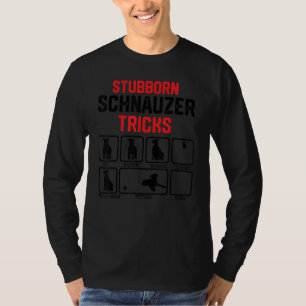 Koppige Schnauzer Trucs T-shirt