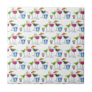 KOPTAILS UP GLASSES TILE - ONDERZETTER - TRIVET TEGELTJE