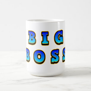 Koptekst Vet en Levendig in Dynamisch Blauw Koffiemok