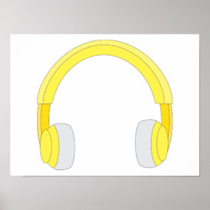 Koptelefoons Poster