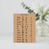 Koptisch Briefkaart (Staand voorkant)