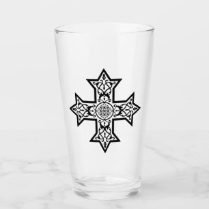 Koptisch Kruis Glas
