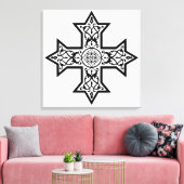 Koptisch Kruis Klassieke Religieuze Kunst Decorati Canvas Afdruk (Insitu (Woonkamer))