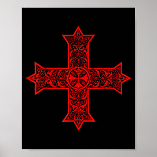 Koptisch Kruis Koptisch-Orthodoxe Kerk Oosterse Ch Poster