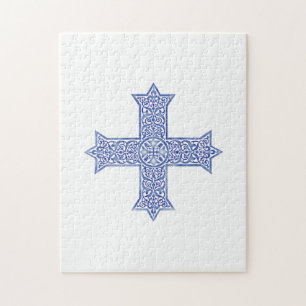 Koptisch kruis legpuzzel