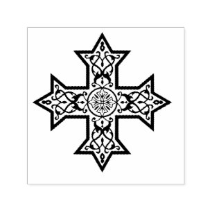 Koptisch Kruis Premium Kunstwerk Zelfinktende Stempel