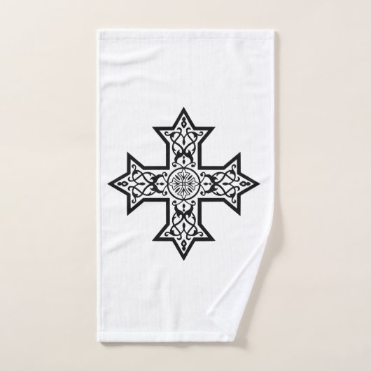 Koptisch kruisje bad handdoek (Handdoek)