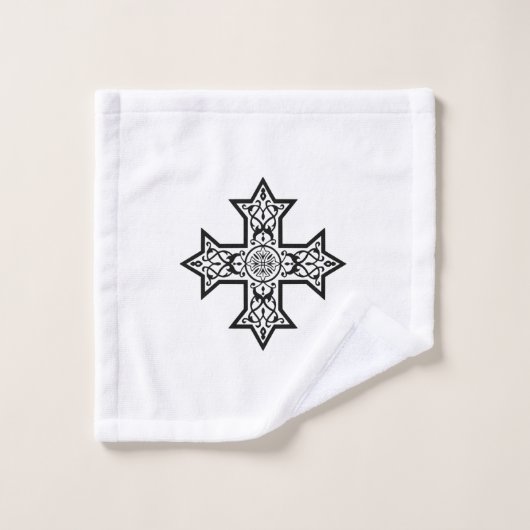 Koptisch kruisje bad handdoek (Wasdoekje)