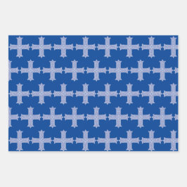 Koptisch kruisje inpakpapier vel