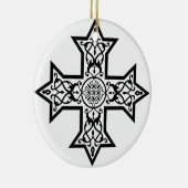 Koptisch kruisje keramisch ornament (Rechts)