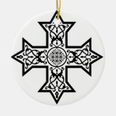 Koptisch kruisje keramisch ornament (Voorkant)
