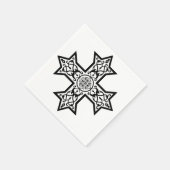 Koptisch kruisje servet (Hoek)