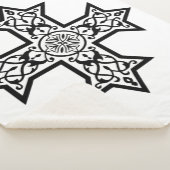 Koptisch kruisje sherpa deken (3/4)