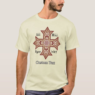 Koptisch kruisje t-shirt
