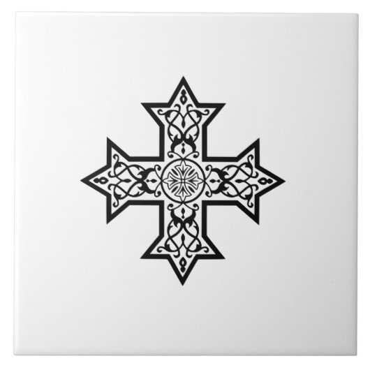 Koptisch kruisje tegeltje (Voorkant)