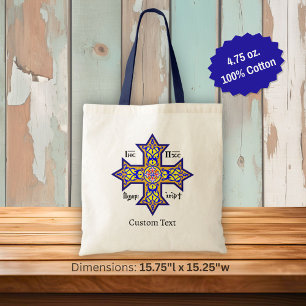 Koptisch kruisje tote bag
