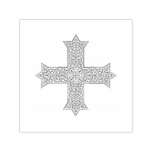 Koptisch kruisje  zelfinktende stempel