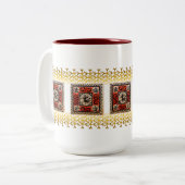 Koptische Tegel Mok (Voorkant links)