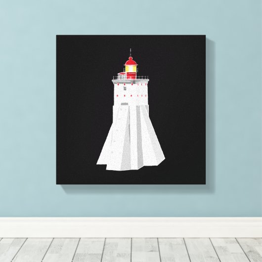 Kopu Lighthouse Canvas Afdruk (Insitu (Houten vloer))