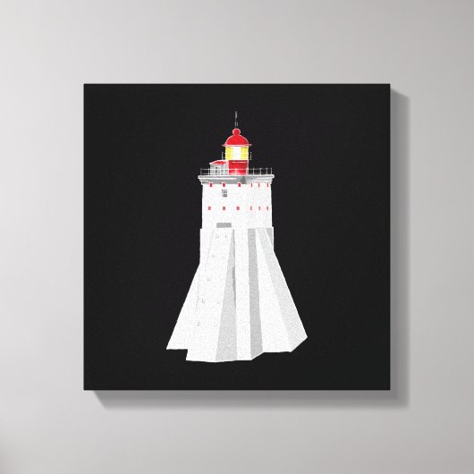 Kopu Lighthouse Canvas Afdruk (Voorkant)