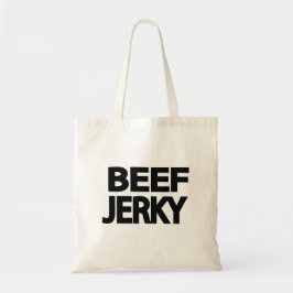 Kopvlees Jerky-typografie Tote Bag