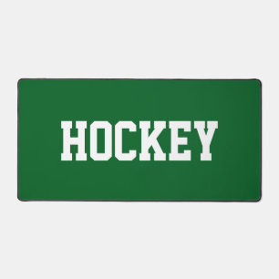 Kopwit HOCKEY Tekst Op Sportief Bosgroen Bureaumat