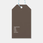 Koquito Recipe Drink Coconut Egg Nog Gift Labels Cadeaulabel (Achterkant)