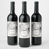  koquito tropische palmboom wijn etiket (Flessen)