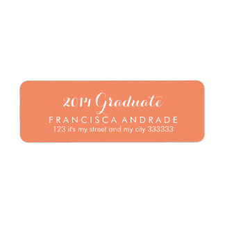 Koraal Afstuderen 2014 Afstuderen moderne kalligra Etiket