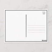  koraal | Afstuderen dank u Briefkaart (Achterkant)