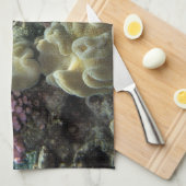 Koraal, Agincourt Reef, Great Barrier Reef Theedoek (Quarter Fold)