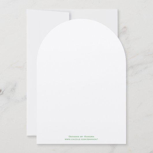 Koraal Apple Aqua  Vogelwedstrijd Kaart (Achterkant)