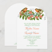 Koraal Apple Aqua  Vogelwedstrijd Kaart (Voorkant / Achterkant)