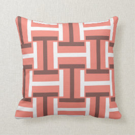 Koraal-, bruin- en wittesthomper kussen