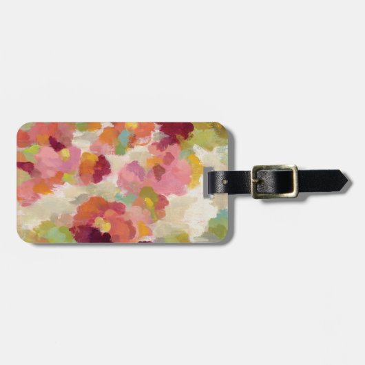 Koraal en Emerald Garden Bagagelabel (Voorkant horizontaal)