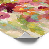 Koraal en Emerald Garden Poster (Hoek)