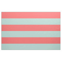 Koraal en Munt Wide Stripes op grote schaal