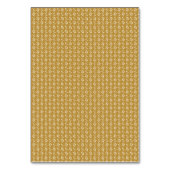 Koraal en Navy Tuin Tafel Nummer Kaart (Achterkant)