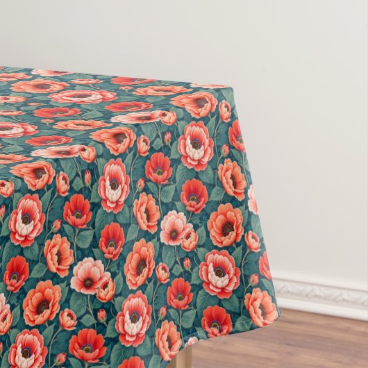 Koraal en roze Chinoiserie Tafelkleed (Voorbeeld)