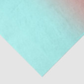 Koraal en Turquoise Tissuepapier (Detail)